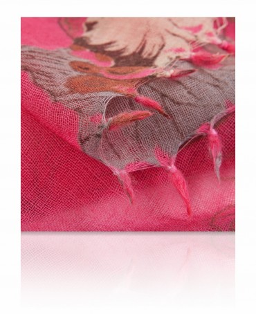 Палантин Женский ZW-HIBISCUS.EXOTIC/FUCSHIA